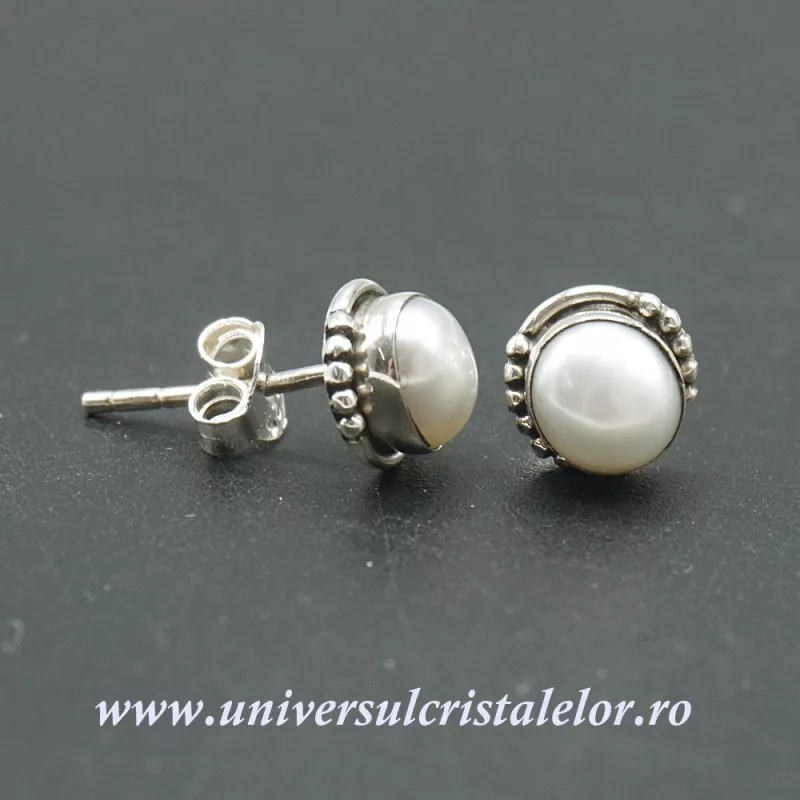 Cercei perle -6,5mm Cercei perle -6,5mm