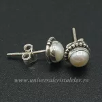 Cercei perle -6 mm Cercei perle -6 mm