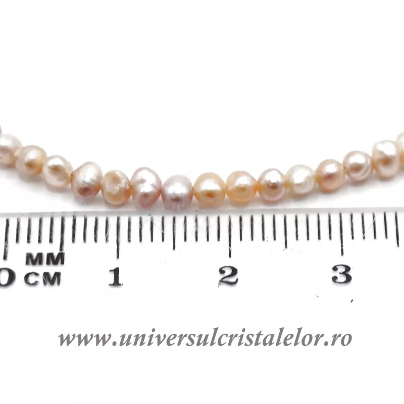 Colier perle cu inchizatoare de inox m1