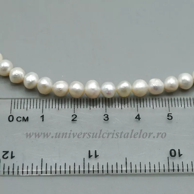 Colier perle 5,3 mm - M1
