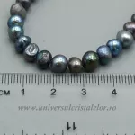 Colier perle naturale negre m1