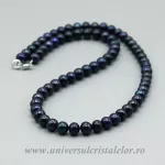 Colier perle naturale negre 7,5 mm