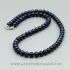 Colier perle naturale negre 7,5 mm