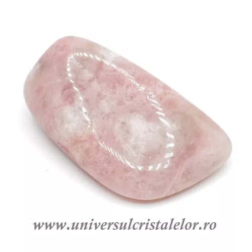 Petalit roz piatra rulata m1