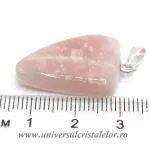 Pandantiv petalit roz m1