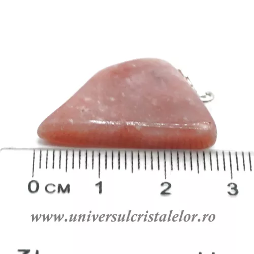 Pandantiv petalit roz m1