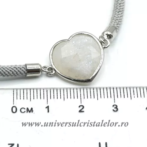 Bratara piatra lunii inima reglabila 