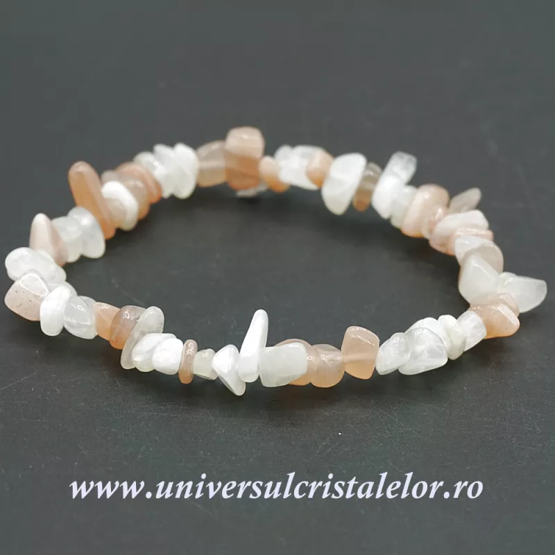 Bratara piatra lunii multicolora chipsuri Bratara piatra lunii multicolora chipsuri