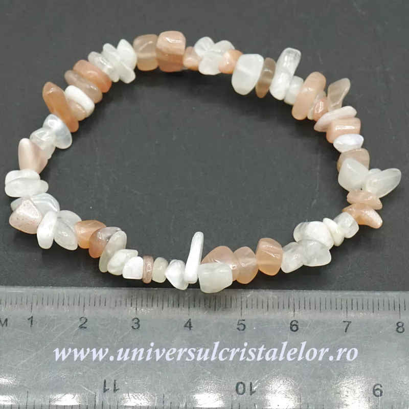 Bratara piatra lunii multicolora chipsuri Bratara piatra lunii multicolora chipsuri