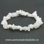 Bratara piatra lunii alba chipsuri Bratara piatra lunii alba chipsuri