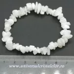 Bratara piatra lunii alba chipsuri Bratara piatra lunii alba chipsuri