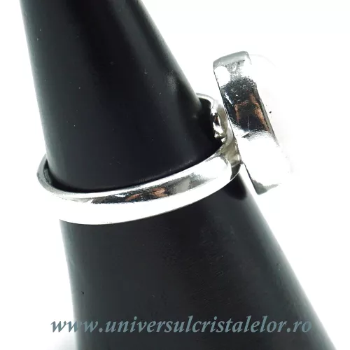 Inel piatra lunii oval reglabil m2