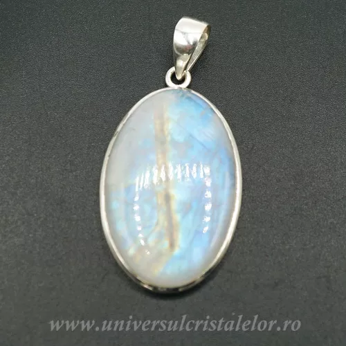 Pandantiv piatra lunii unicat m01