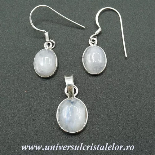 Set piatra lunii oval