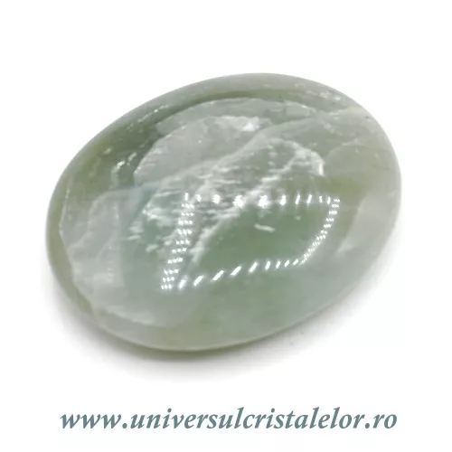 Piatra lunii verde polisata Piatra lunii verde polisata