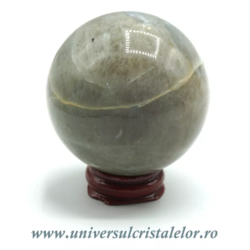 Sfera piatra lunii verde Sfera piatra lunii verde