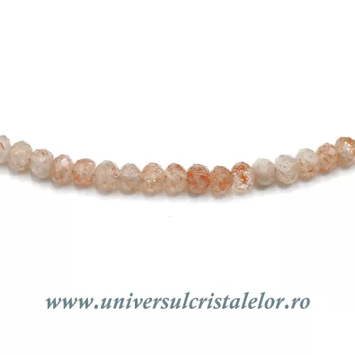 Colier piatra soarelui fatetat Colier piatra soarelui fatetat