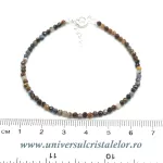 Bratara pietersit rotund fatetat - 2,8mm Bratara pietersit rotund fatetat - 2,8mm