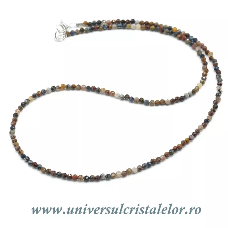 Colier pietersit rotund fatetat - 2,8mm Colier pietersit rotund fatetat - 2,8mm