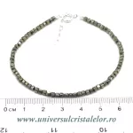 Bratara pirita cub fatetat - 2.5 mm Bratara pirita cub fatetat - 2.5 mm