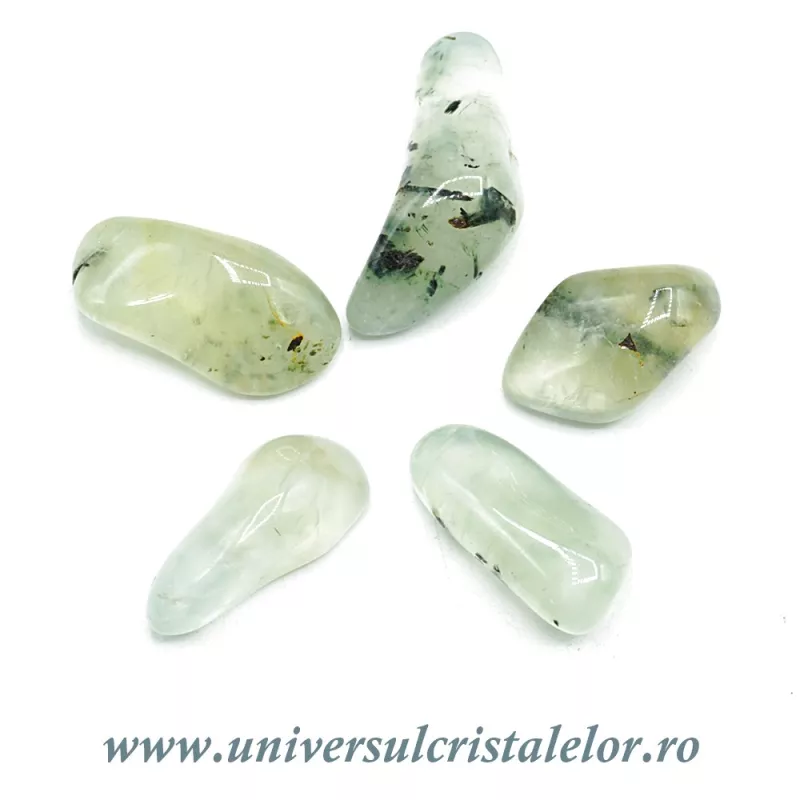Prehnit piatra rulata Prehnit piatra rulata
