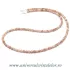 Colier rodocrozit rotund fatetat - 3.2 mm