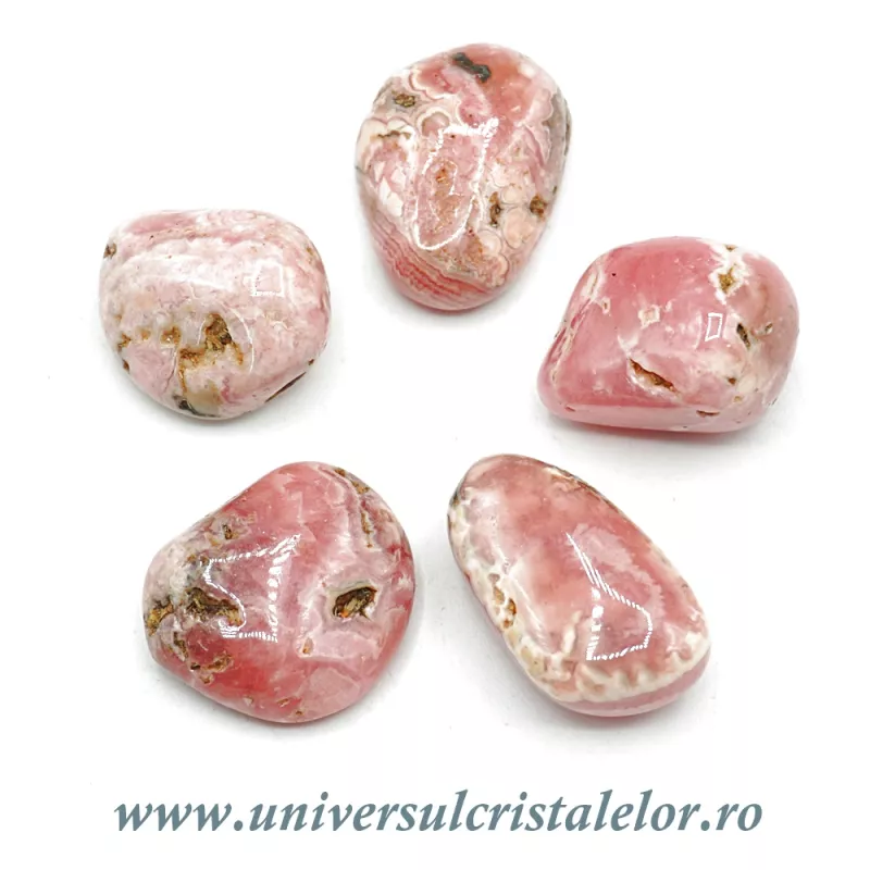 Rodocrozit piatra rulata Rodocrozit piatra rulata