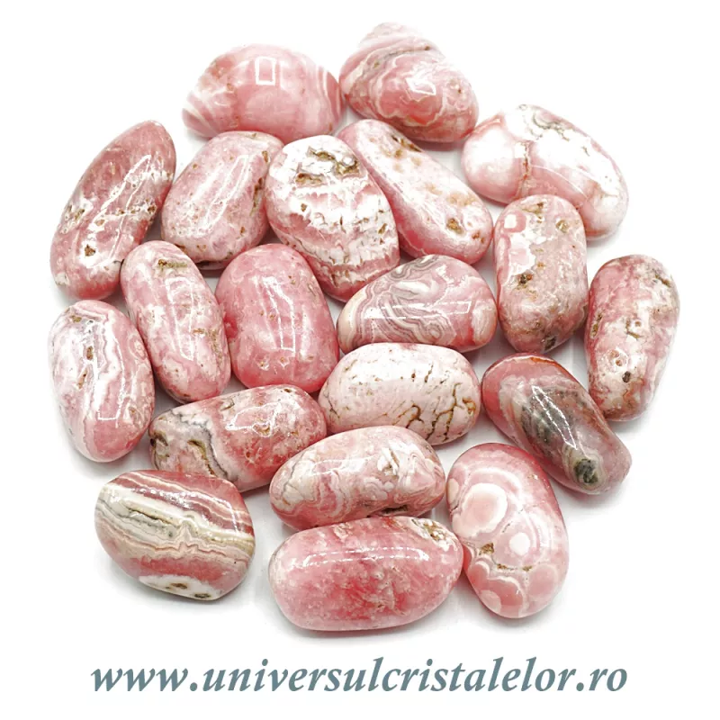 Rodocrozit piatra rulata Rodocrozit piatra rulata