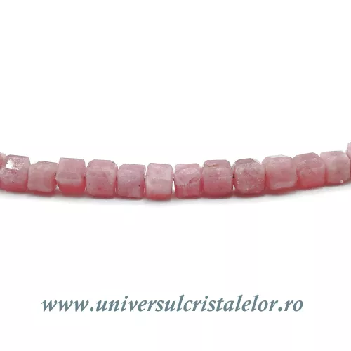 Bratara rodonit cub fatetat - 2,3 mm Bratara rodonit cub fatetat - 2,3 mm