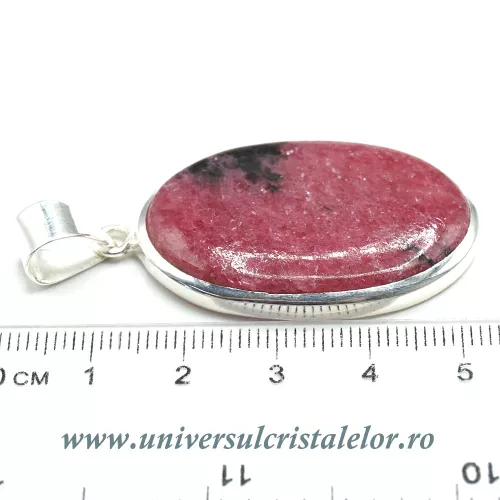 Pandantiv rodonit unicat m01