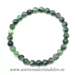 Bratara rubin in zoisit 6.5 mm