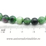 Bratara rubin in zoisit 6.5 mm