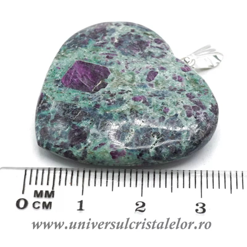 Pandantiv rubin in zoisit