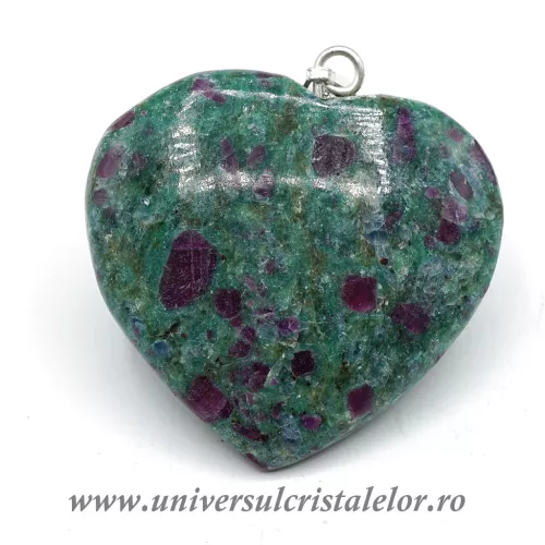 Pandantiv rubin in zoisit