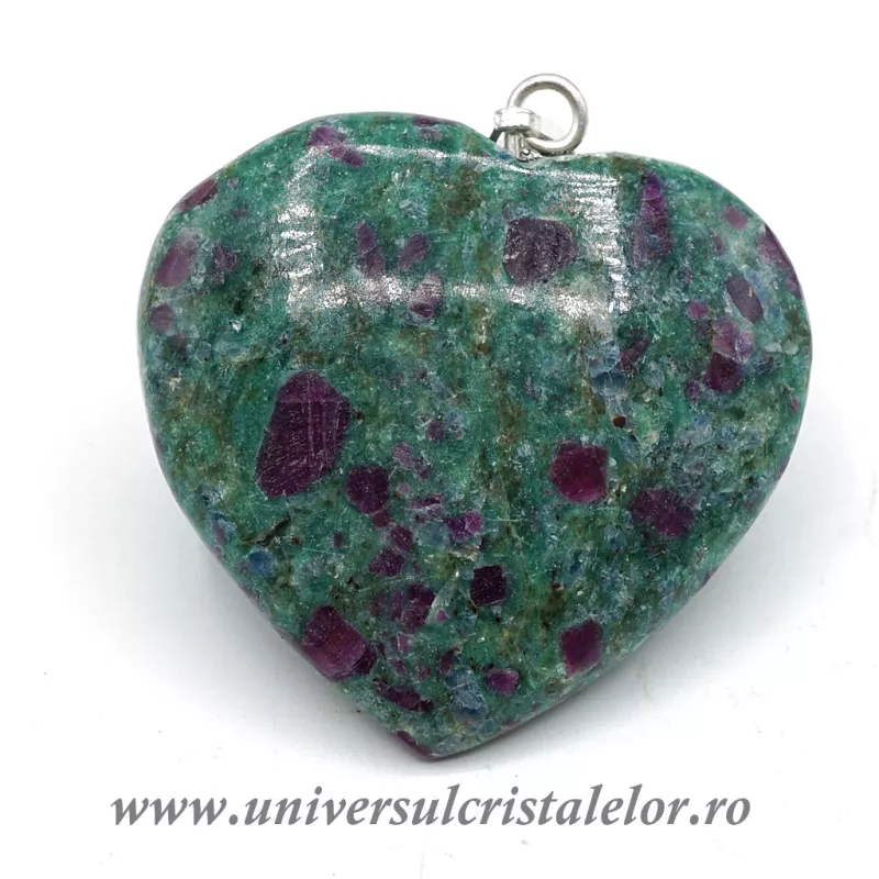 Pandantiv rubin in zoisit