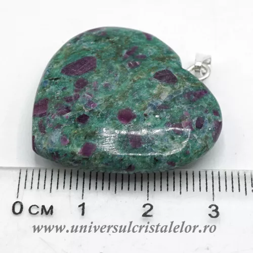 Pandantiv rubin in zoisit