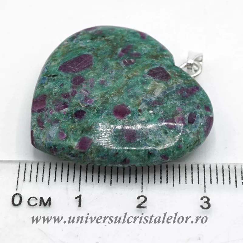 Pandantiv rubin in zoisit