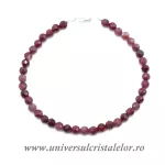 Bratara rubin rotund fatetat - 4.4mm