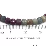 Bratara mixt safir rubin cub fatetat - 4 mm Bratara mixt safir rubin cub fatetat - 4 mm