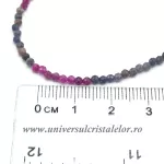 Colier mixt rubin safir rotund fatetat - 2.4 mm Colier mixt rubin safir rotund fatetat - 2.4 mm