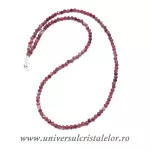 Colier rubin rotund fatetat - 3.4 mm