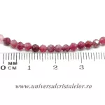 Colier rubin rotund fatetat - 3.4 mm