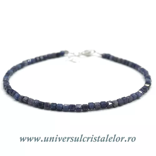 Bratara safir cub fatetat - 2,3 mm Bratara safir cub fatetat - 2,3 mm
