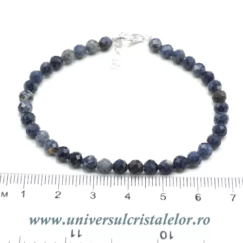 Bratara safir rotund fatetat - 4,6 mm Bratara safir rotund fatetat - 4,6 mm