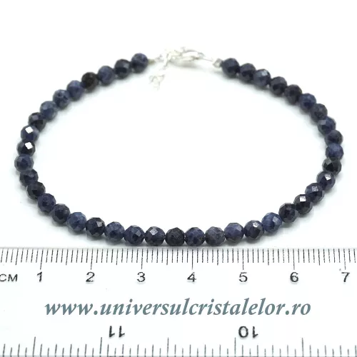 Bratara safir rotund fatetat - 4,2mm Bratara safir rotund fatetat - 4,2mm