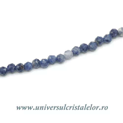 Colier safir rotund fatetat - 2 mm Colier safir rotund fatetat - 2 mm