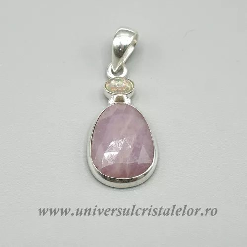 Pandantiv safir roz Pandantiv safir roz
