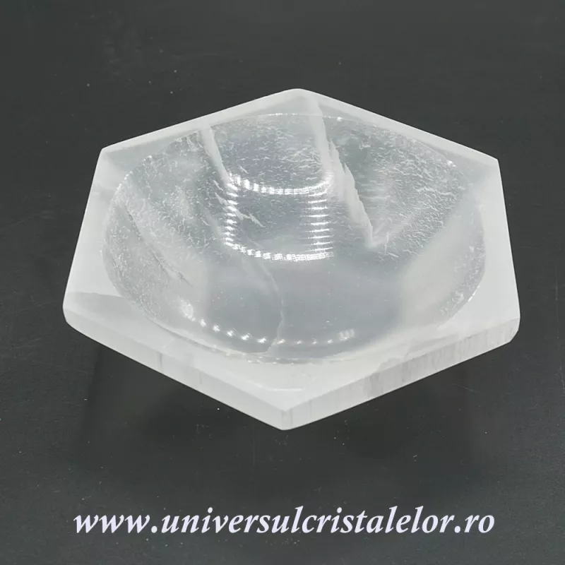Selenit bol hexagon Selenit bol hexagon