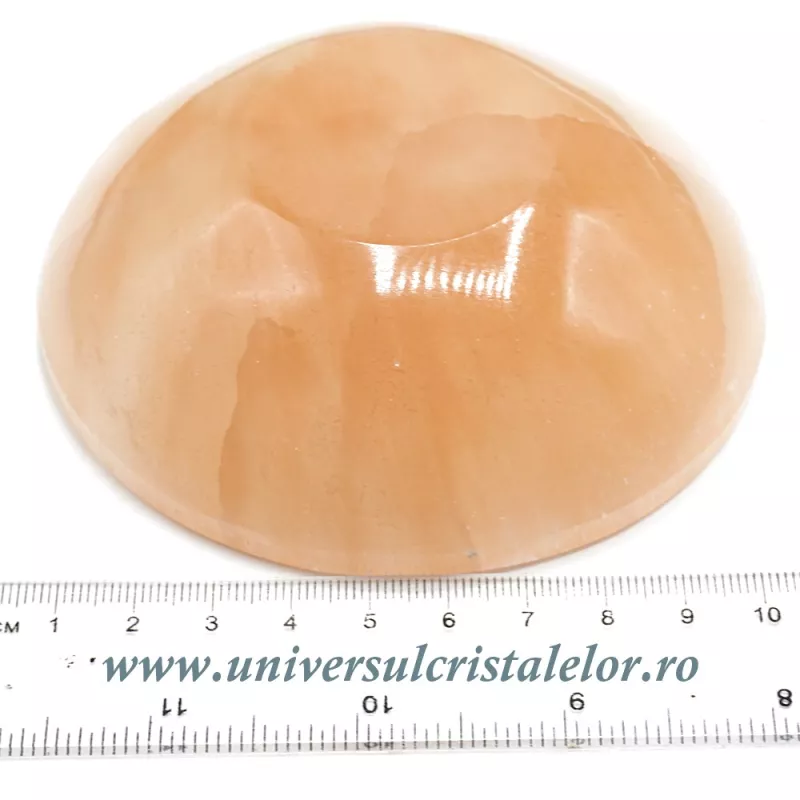 Selenit bol rotund orange Selenit bol rotund orange