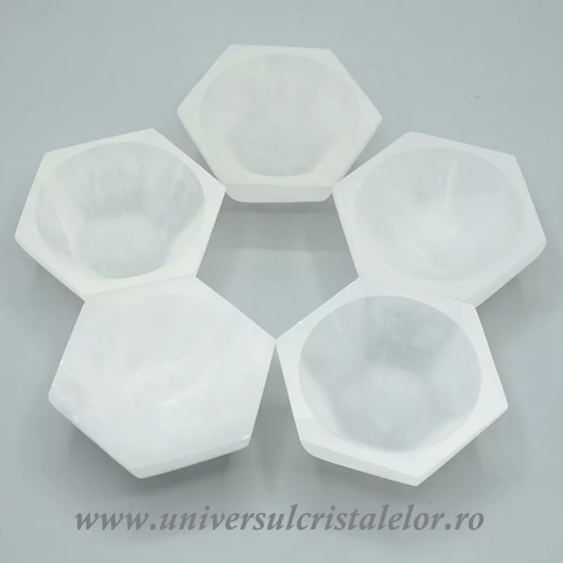 Selenit bol hexagon